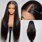 EVERYDAY SLEEK Perruque glueless sans colle HD 5x5 lisse